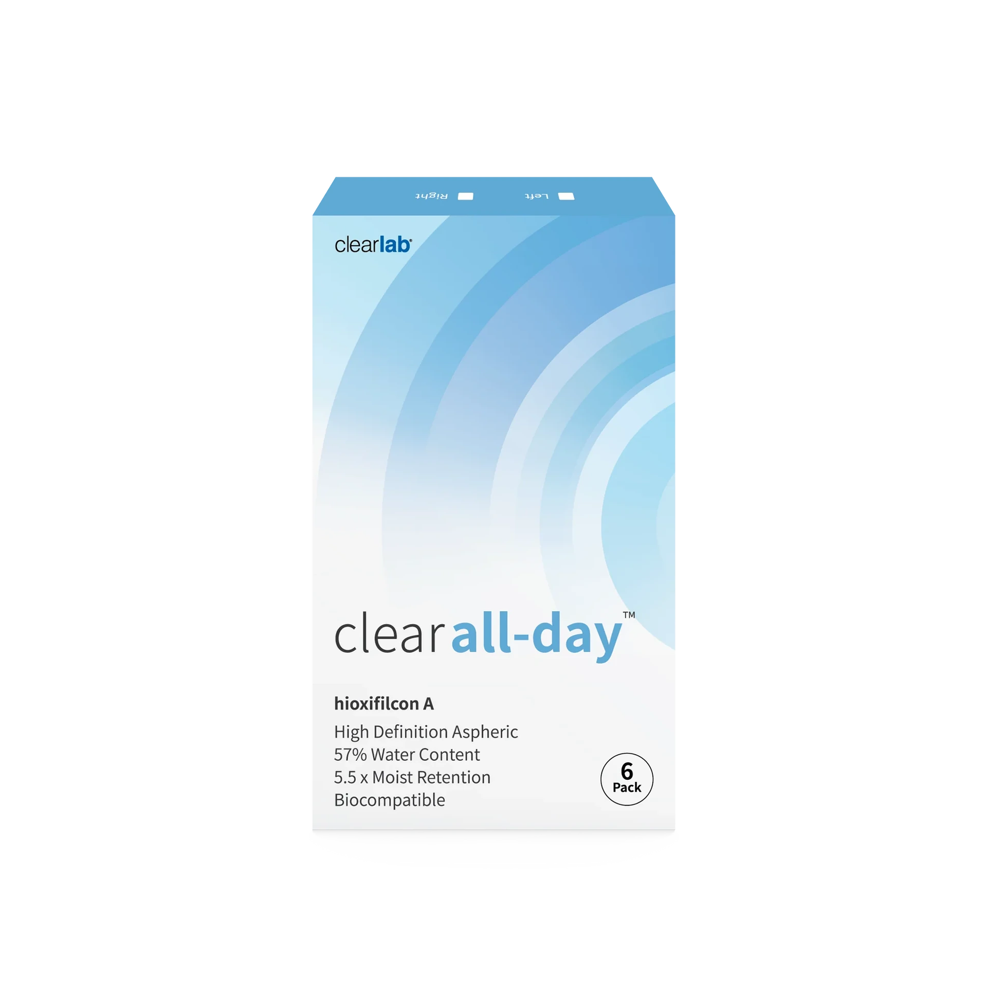 Clear all-day (1x6)