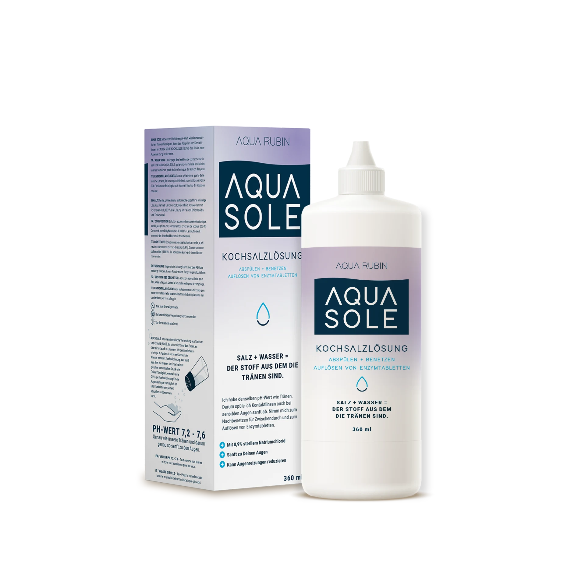 AQUA SOLE - Kochsalzlösung (360ml)