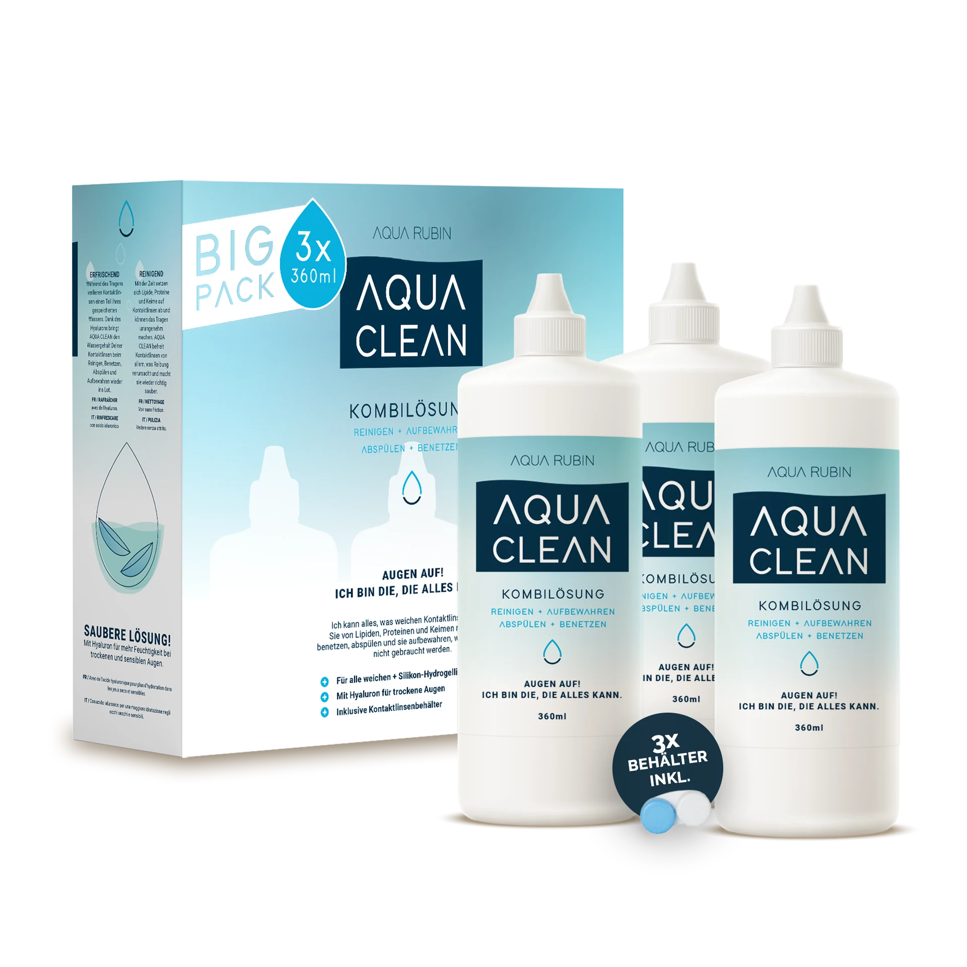 AQUA CLEAN - Kombilösung (3x360ml)